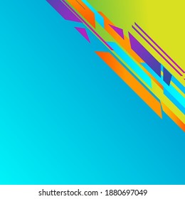 Abstract modern retro background, geometric futuristic shapes vector illustration
