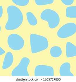 Abstract modern retro seamless background spots shapes