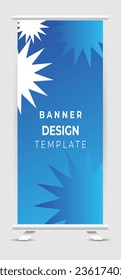 abstract modern roll up banner template