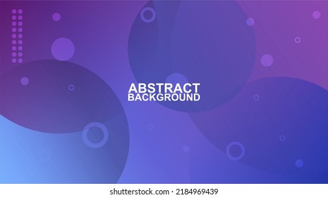 abstract modern round circle with bubble background illustration