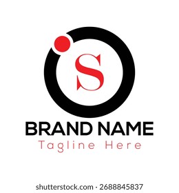 Abstractas Plantilla de diseño de logotipo S moderno	
