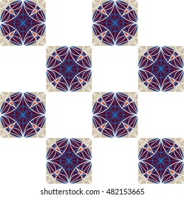 Abstract modern seamless geometric pattern in vector