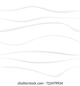 Abstract modern seamless grey elegant swoosh lines background. Vector illustration