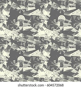 Abstract modern seamless pattern
