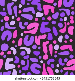 Abstract modern seamless pattern for your design, pink and purple
