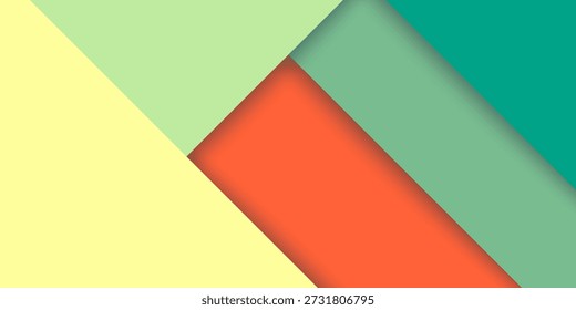 Abstractas estilo de diseño de material de forma moderna. Diseño de materiales para el fondo. Ilustración vectorial. 