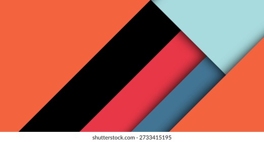 Abstractas estilo de diseño de material de forma moderna. Diseño de materiales para el fondo o el Fondo de pantalla. Ilustración vectorial Eps10. 