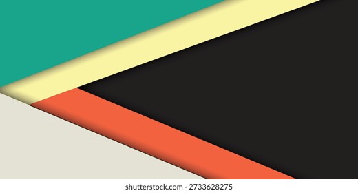 Abstractas estilo de diseño de material de forma moderna. Diseño de materiales para el fondo o el Fondo de pantalla. Ilustración vectorial Eps10. 
