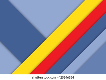 Abstract modern shape material design. Material Design Background or wallpaper . Vector illustration