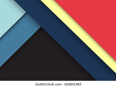 Abstract modern shape material design style. Material design for background or wallpaper. Eps10 vector illustration. 