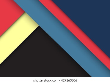 Abstract modern shape material design style. Material design for background or wallpaper 