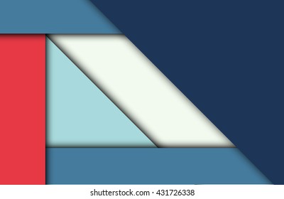 Abstract modern shape material design style. Material design for background. vector illustration. 