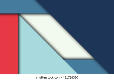 Abstract modern shape material design style. Material design for background. vector illustration. 