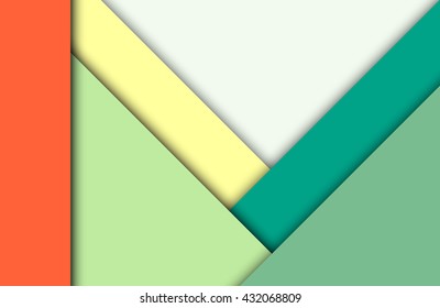 Abstract modern shape material design style. Material design for background. vector illustration. 