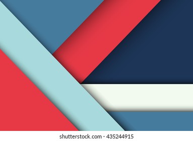 Abstract modern shape material design style. Material design for background or wallpaper. Eps10 vector illustration. 