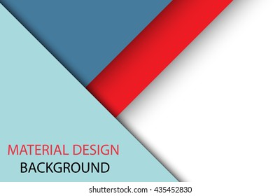 Abstract modern shape material design style. Material design for background or wallpaper. Eps10 vector illustration. 