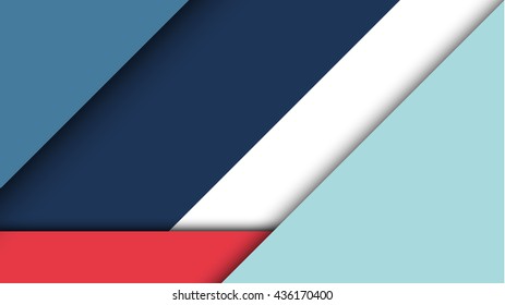Abstract modern shape material design style. Material design for background or wallpaper. Eps10 vector illustration. 
