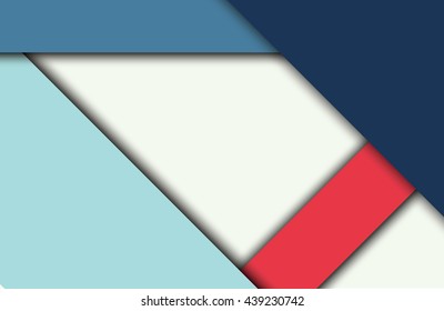 Abstract modern shape material design style. Material design for background or wallpaper. Eps10 vector illustration. 