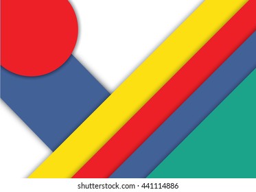 Abstract modern shape material design. Material design for background .vector illustration. 