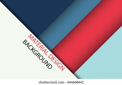 Abstract modern shape material design style. Material design for background or wallpaper. Eps10 vector illustration. 