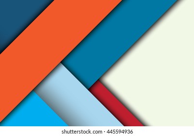 Abstract modern shape material design style. Material design for background or wallpaper. Eps10 vector illustration. 