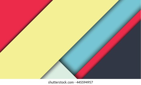 Abstract modern shape material design style. Material design for background or wallpaper. Eps10 vector illustration. 