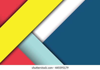 Abstract modern shape material design style. Material design for background or wallpaper. Eps10 vector illustration. 