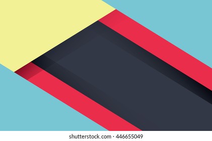 Abstract modern shape material design. Material design for background .vector illustration. 