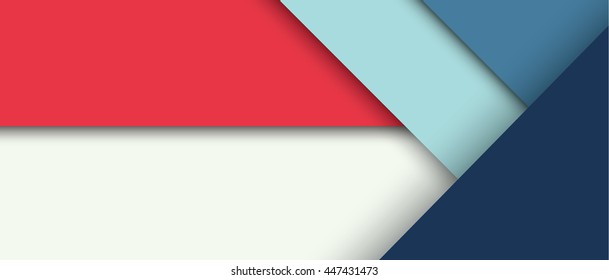 Abstract modern shape material design style. Material design for background or wallpaper. Eps10 vector illustration. 
