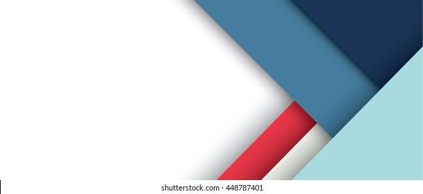 Abstract modern shape material design style. Material design for background or wallpaper. Eps10 vector illustration. 