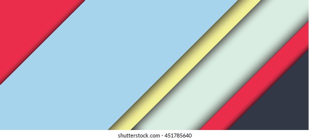 Abstract modern shape material design style. Material design for background or wallpaper. Eps10 vector illustration. 