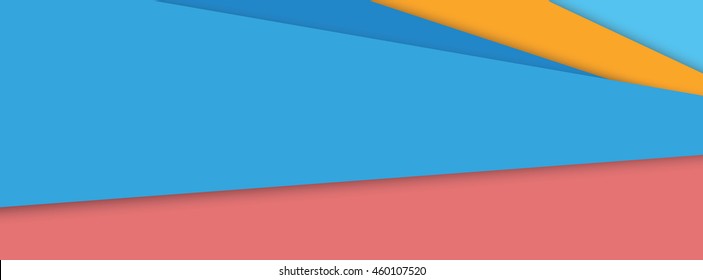 Abstract modern shape material design. Material Design Background or banner .Vector illustration