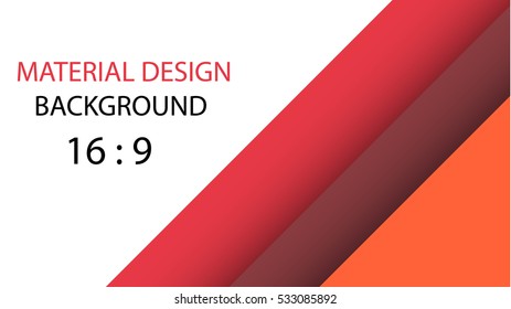 Abstract modern shape material design style. Material design for background or wallpaper. Eps10 vector illustration. 