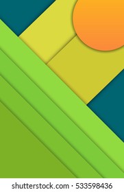 Abstract modern shape material design style. Material design for background or wallpaper. Eps10 vector illustration. 
