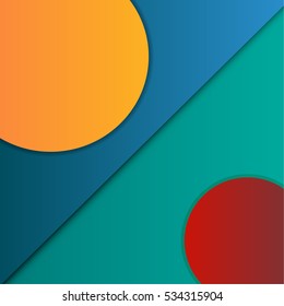 Abstract modern shape material design style. Material design for background or wallpaper. Eps10 vector illustration. 