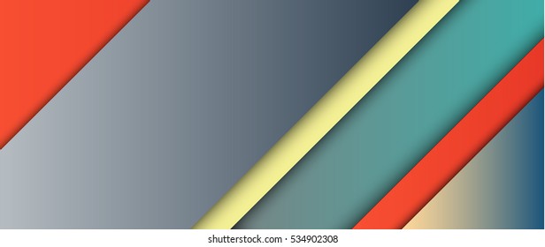 Abstract modern shape material design style. Material design for background or wallpaper. Eps10 vector illustration. 