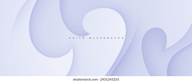 Abstract modern shape white background smooth color decorative shape design.
