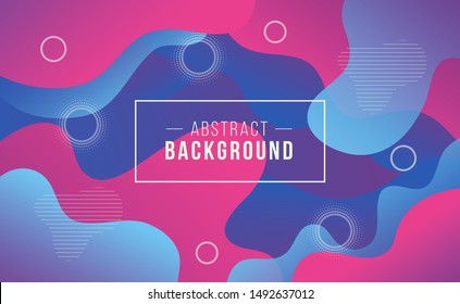 abstract modern shapes background design