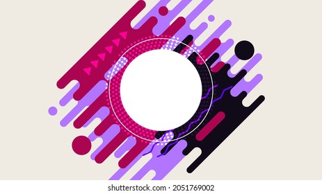 abstracto, moderno, formas, fluidos, multicolor, burdeos, violeta oscura, gradiente lilac ilustración vectorial de fondo de fondo