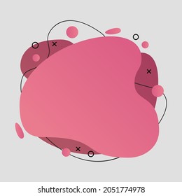 abstract, modern, shapes, fluids, splash, multicolor, light pink, pink, pink, dark pink gradient wallpaper background vector illustration