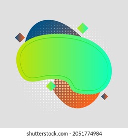 abstract, modern, shapes, fluids, splash, multicolor, lime green, dark blue, orange, turquoise gradient wallpaper background vector illustration
