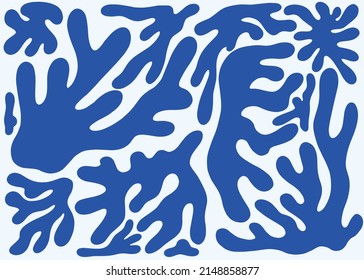 Abstract Modern Shapes Scandinavian nordic pattern vector illustration