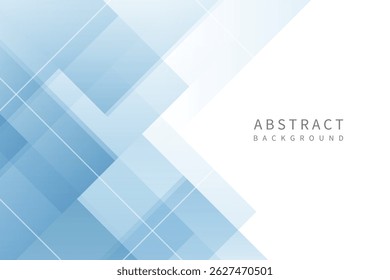 abstract modern simple geometry blue and white background presentation