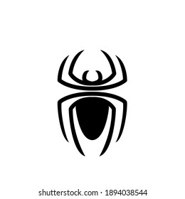 Abstract modern simple spider logo