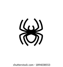 Abstract modern simple spider logo