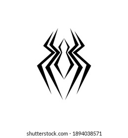 Abstract modern simple spider logo