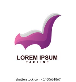 Abstract Modern Skunk logo design