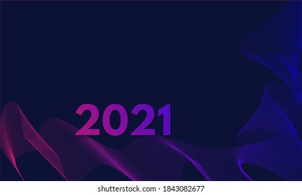 Abstract modern smoke color background template. Suitable for 2021. Good for cover, invitation, banner, placard, brochure, poster, card, flyer and other.