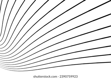 abstract and modern smooth black lines motion background vector