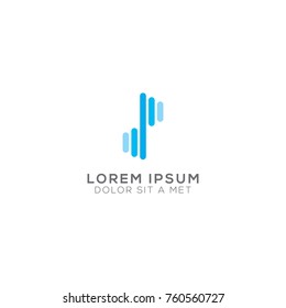 Abstract Modern Smooth Logo Design Vector Template Illustration